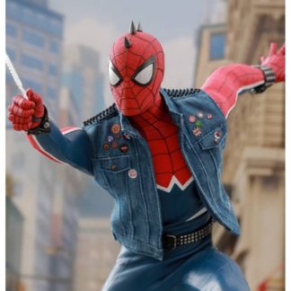 Amazing Spider Man Punk Denim Blue Vest