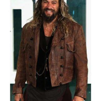 Justice League Aquaman Brown Leather Jacket