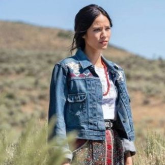 Kelsey Asbille Yellowstone S03 Monica Dutton Denim Jacket