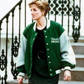 Princess Diana Philadelphia Eagles Starter Jacket