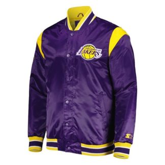 Purple Laos Angles Lakers Jacket